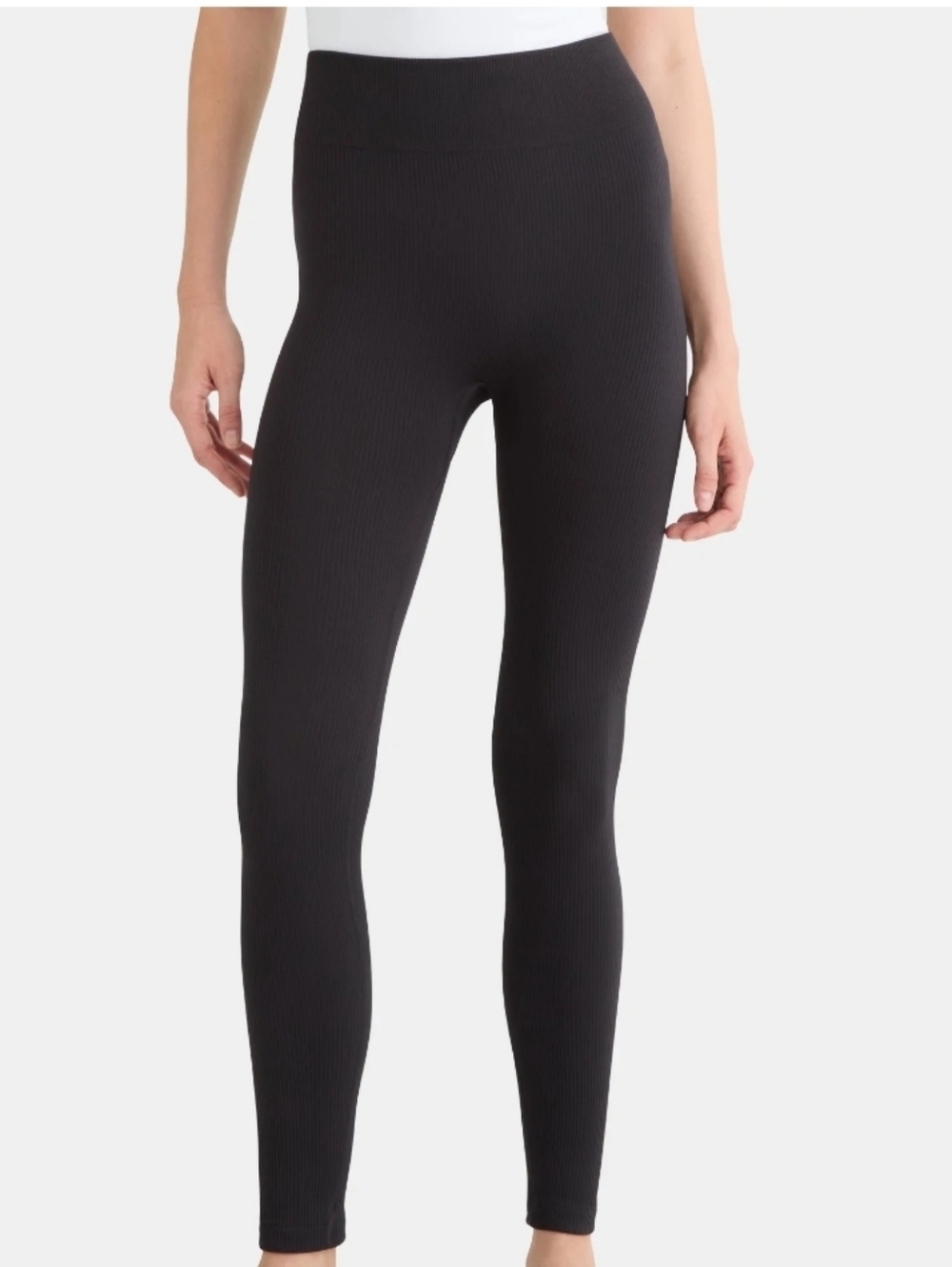 Ozark Trail Warmer Seamless Base Layer Legging Waffle Knit Black XXL (D1-X)